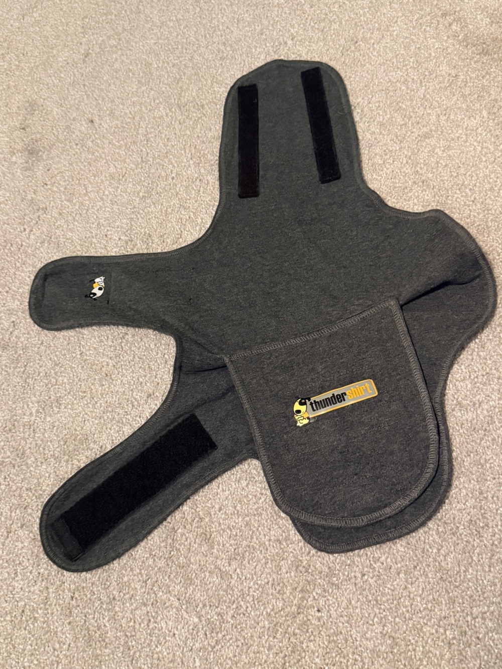 Thundershirt Dog S Small 15-25lbs Solid Gray Best Solution for Anxiety